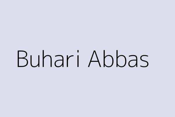 Buhari Abbas